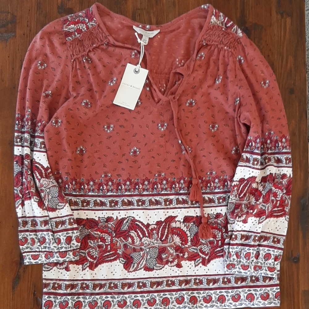 Lucky Brand Patterned Top